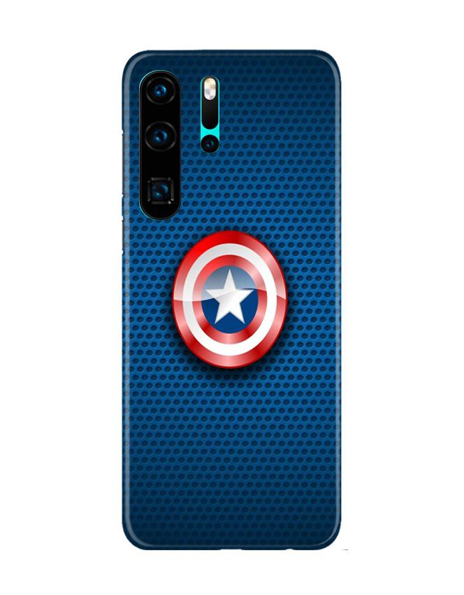 Captain America Shield Case for Huawei P30 Pro (Design No. 253)