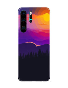 Sun Set Mobile Back Case for Huawei P30 Pro (Design - 279)