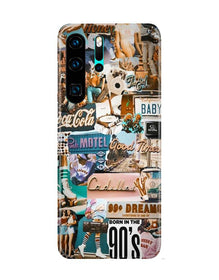 Vintage Design Mobile Back Case for Huawei P30 Pro (Design - 284)
