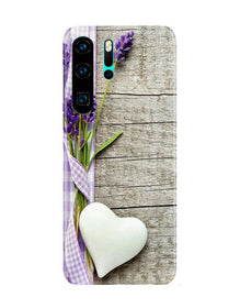 White Heart Mobile Back Case for Huawei P30 Pro (Design - 298)
