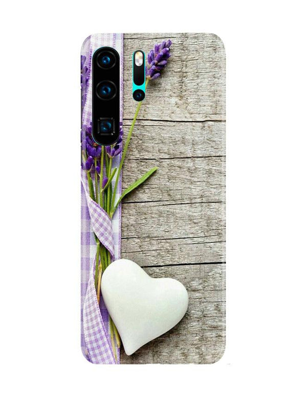 White Heart Case for Huawei P30 Pro (Design No. 298)