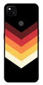 MultiColor Arrow Metal Mobile Case for Google Pixel 4A   (Design No -04)