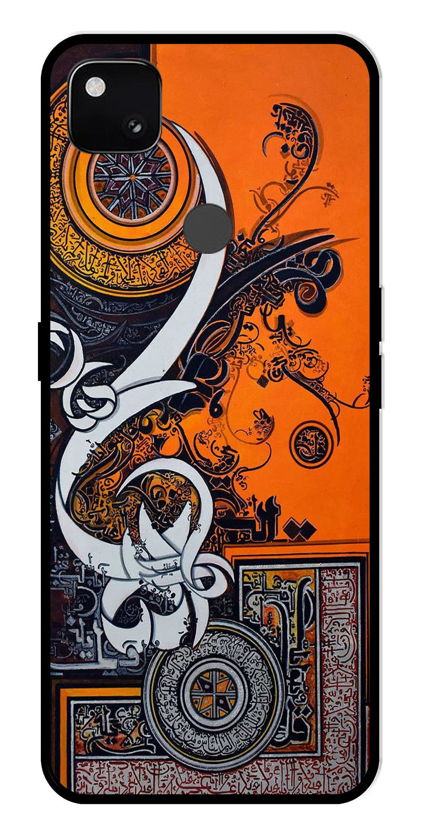 Qalander Art Metal Mobile Case for Google Pixel 4A   (Design No -16)