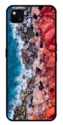 Sea Shore Metal Mobile Case for Google Pixel 4A