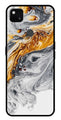Marble Pattern Metal Mobile Case for Google Pixel 4A   (Design No -36)