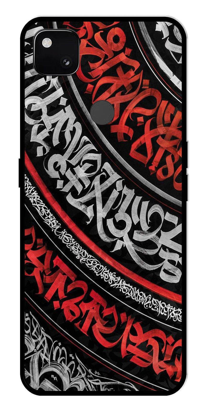 Qalander Art Metal Mobile Case for Google Pixel 4A   (Design No -49)