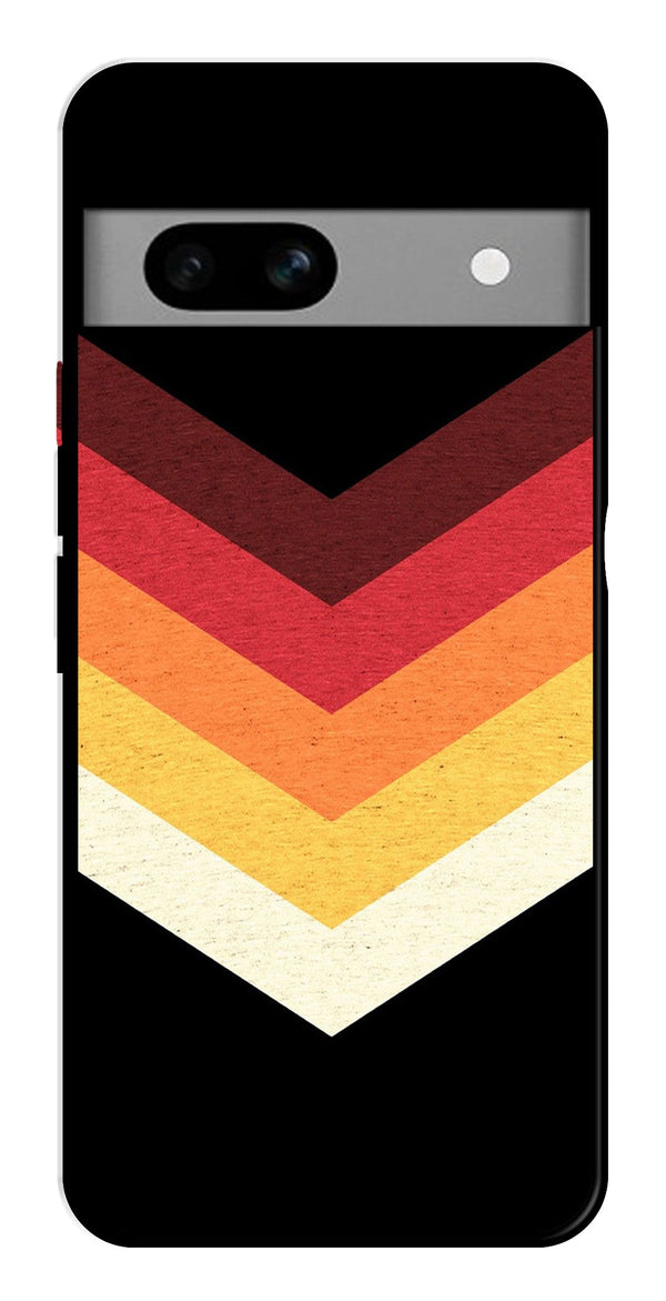 MultiColor Arrow Metal Mobile Case for Google Pixel 6a   (Design No -04)