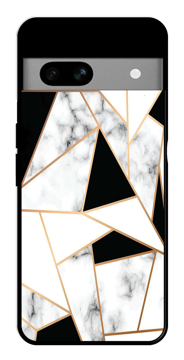 Marble Design2 Metal Mobile Case for Google Pixel 6a   (Design No -08)