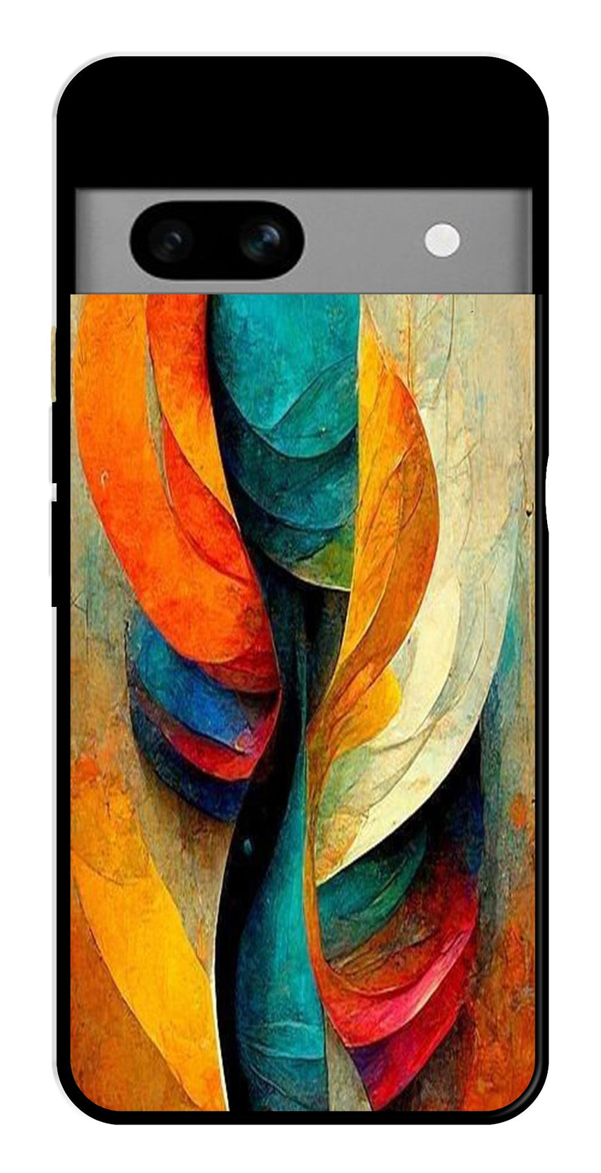 Modern Art Metal Mobile Case for Google Pixel 6a   (Design No -11)