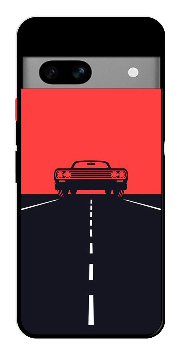 Car Lover Metal Mobile Case for Google Pixel 6a   (Design No -21)