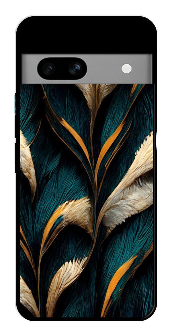 Feathers Metal Mobile Case for Google Pixel 6a   (Design No -30)