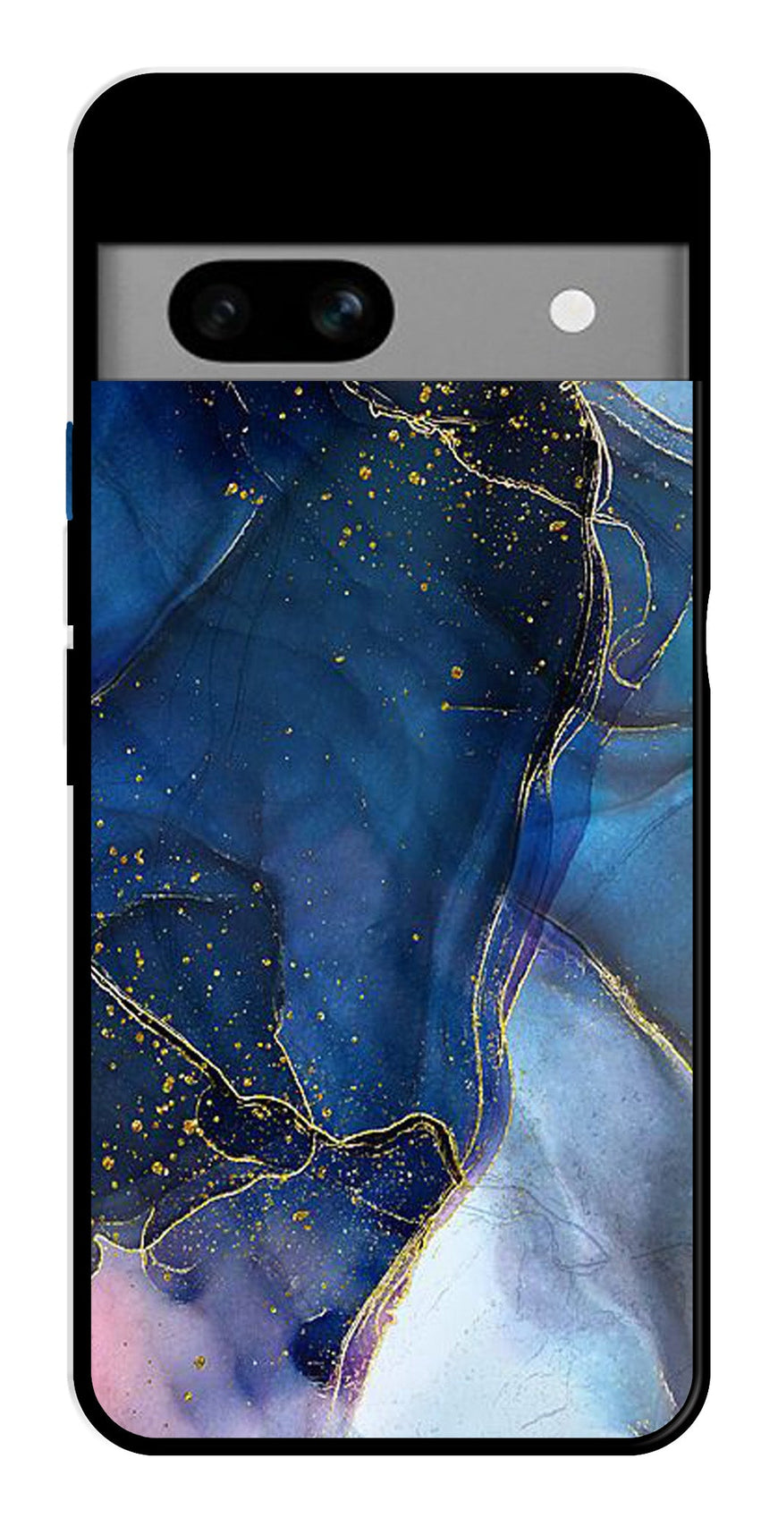 Blue Marble Metal Mobile Case for Google Pixel 6a   (Design No -34)