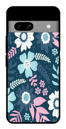 Flower Leaves Design Metal Mobile Case for Google Pixel 6a