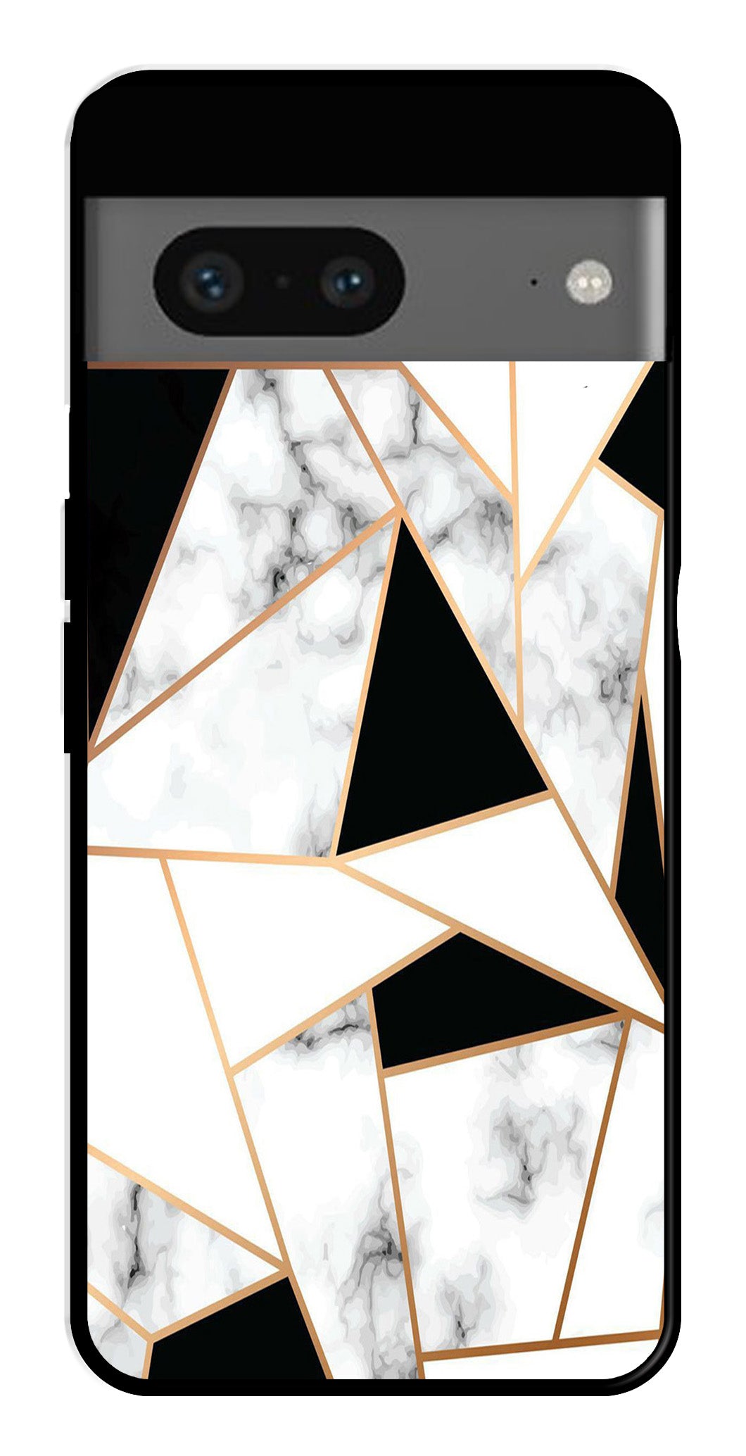 Marble Design2 Metal Mobile Case for Googel Pixel 7   (Design No -08)