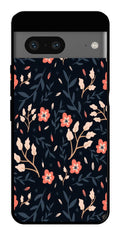 Floral Pattern Metal Mobile Case for Googel Pixel 7   (Design No -10)