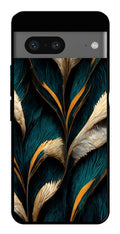 Feathers Metal Mobile Case for Googel Pixel 7   (Design No -30)