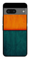 Orange Green Pattern Metal Mobile Case for Google Pixel 7   (Design No -45)