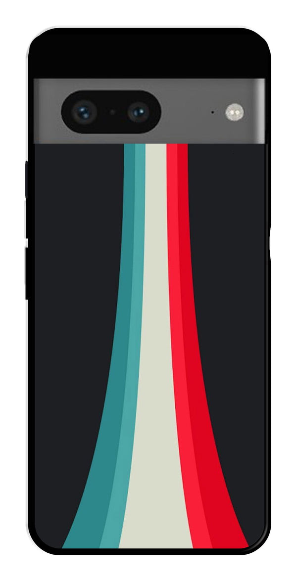 Modern Art Colorful Metal Mobile Case for Google Pixel 7   (Design No -48)