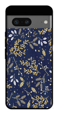 Floral Pattern  Metal Mobile Case for Googel Pixel 7   (Design No -52)