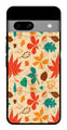 Leafs Design Metal Mobile Case for Google Pixel 7a   (Design No -14)