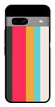 Muted Rainbow Metal Mobile Case for Google Pixel 7a   (Design No -31)