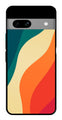 Muted Rainbow Metal Mobile Case for Google Pixel 7a   (Design No -39)