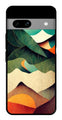 MultiColor Pattern Metal Mobile Case for Google Pixel 7a   (Design No -43)