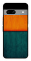 Orange Green Pattern Metal Mobile Case for Google Pixel 7a   (Design No -45)