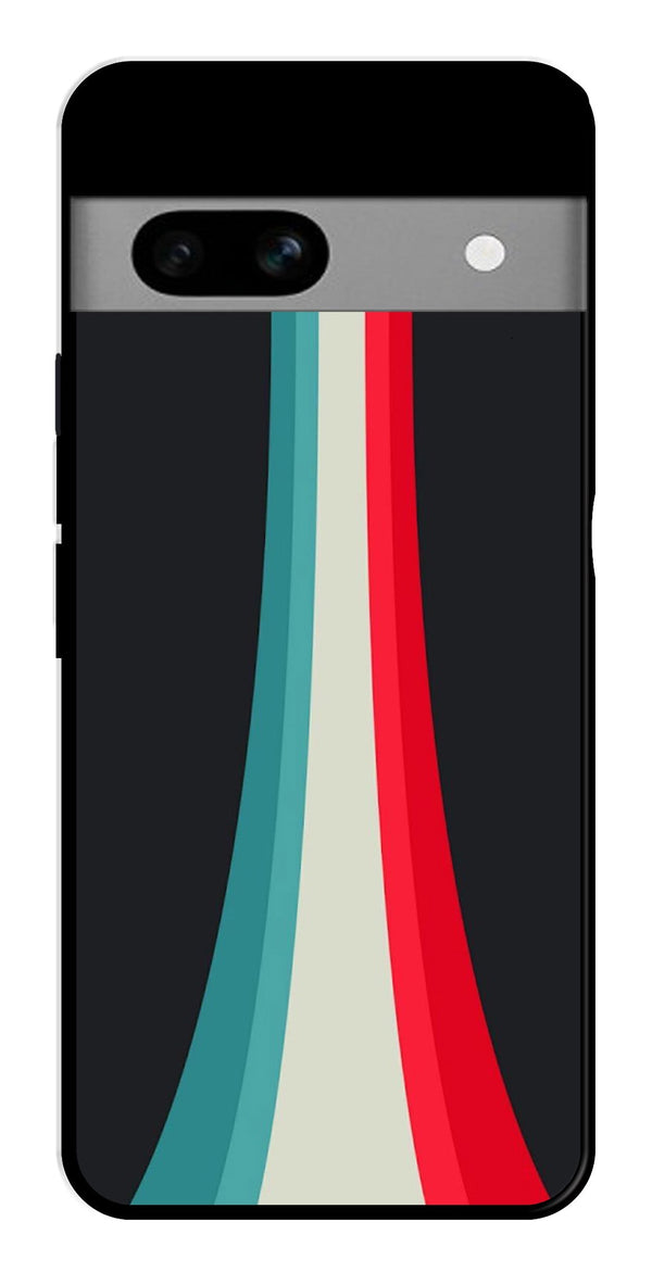 Modern Art Colorful Metal Mobile Case for Google Pixel 7a   (Design No -48)
