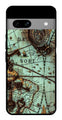 Map Design Metal Mobile Case for Google Pixel 7a   (Design No -54)