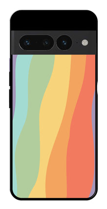 Muted Rainbow Metal Mobile Case for Google Pixel 7 Pro