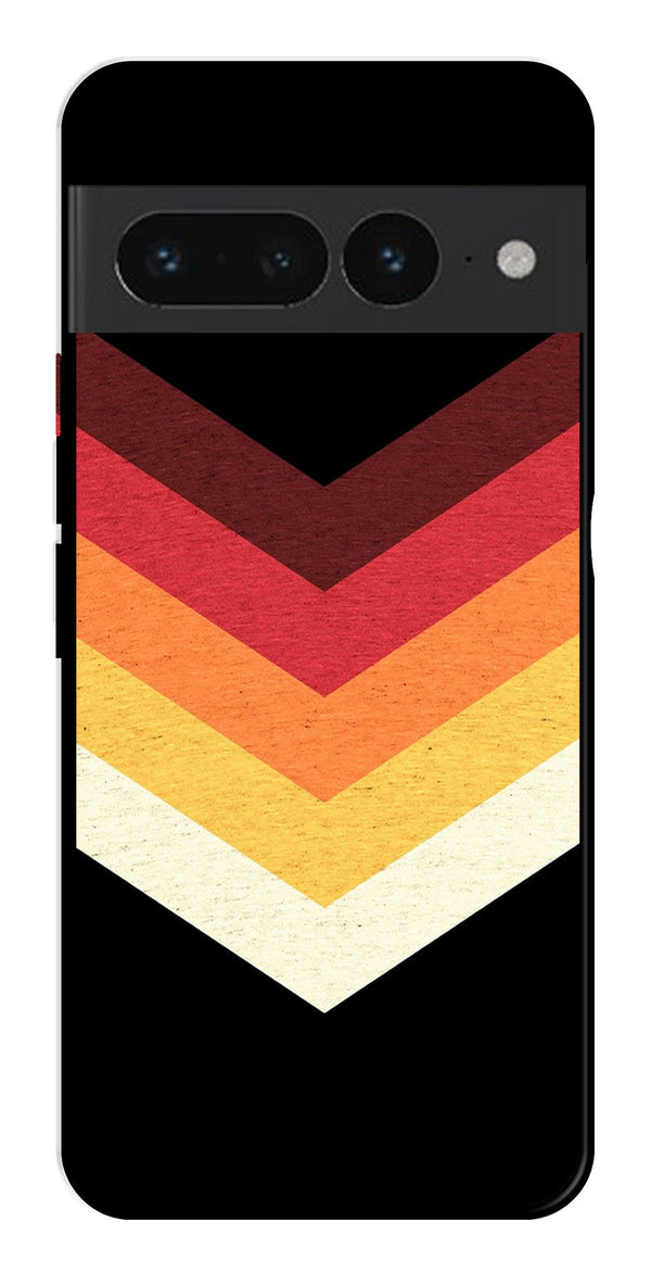 MultiColor Arrow Metal Mobile Case for Google Pixel 7 Pro   (Design No -04)