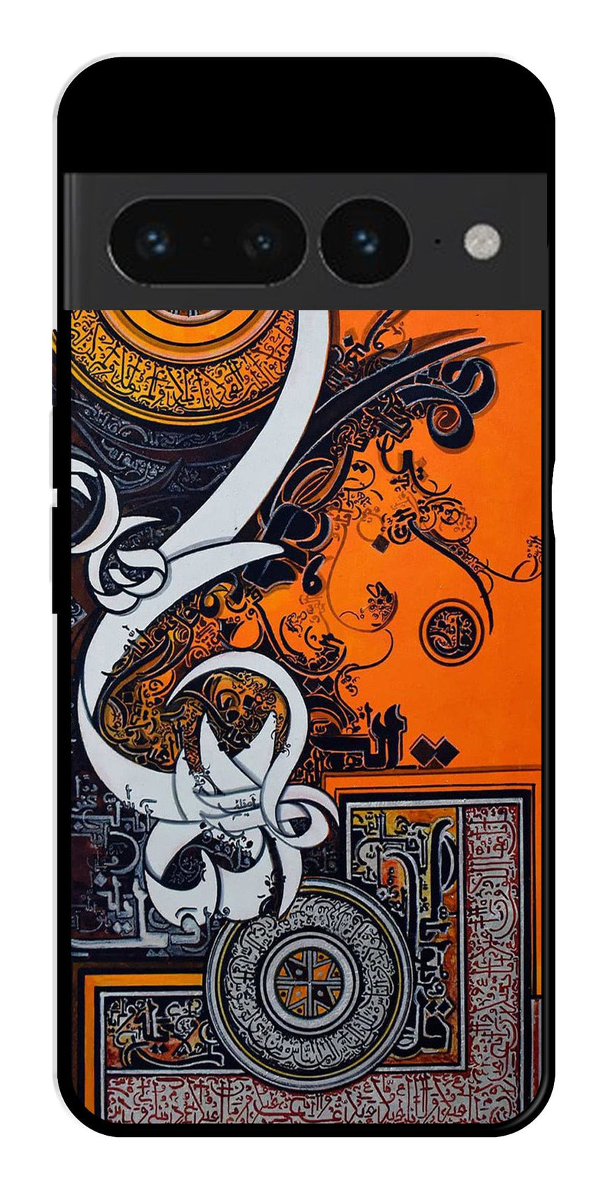 Qalander Art Metal Mobile Case for Google Pixel 7 Pro   (Design No -16)
