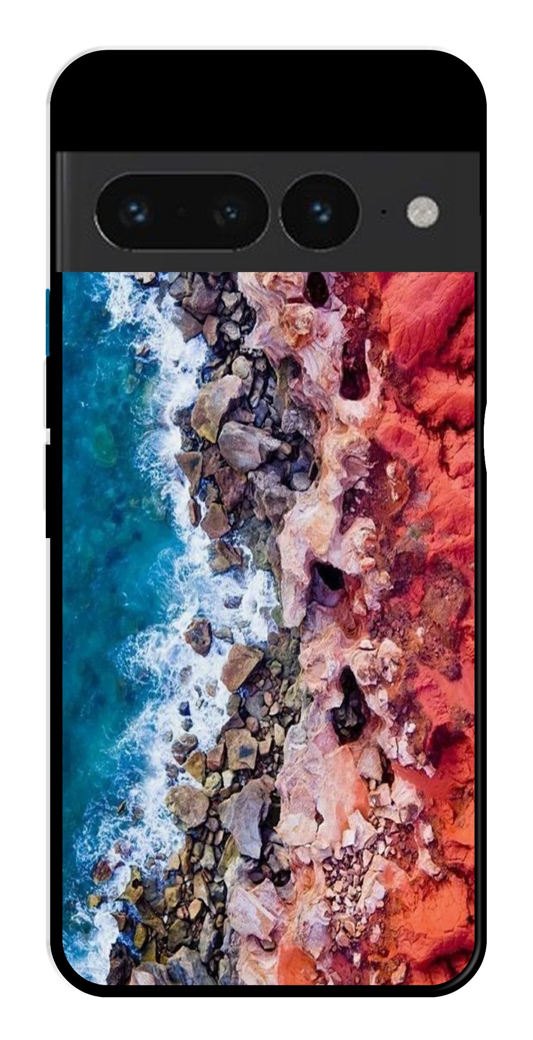 Sea Shore Metal Mobile Case for Google Pixel 7 Pro   (Design No -18)