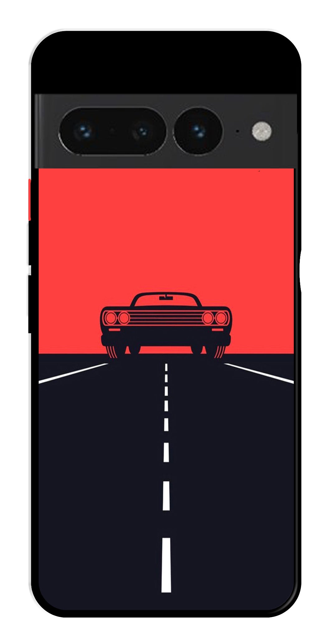 Car Lover Metal Mobile Case for Google Pixel 7 Pro   (Design No -21)