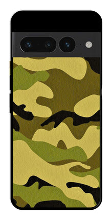 Army Pattern Metal Mobile Case for Google Pixel 7 Pro