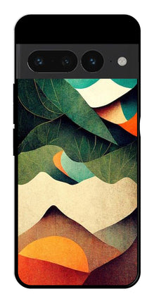 MultiColor Pattern Metal Mobile Case for Google Pixel 7 Pro
