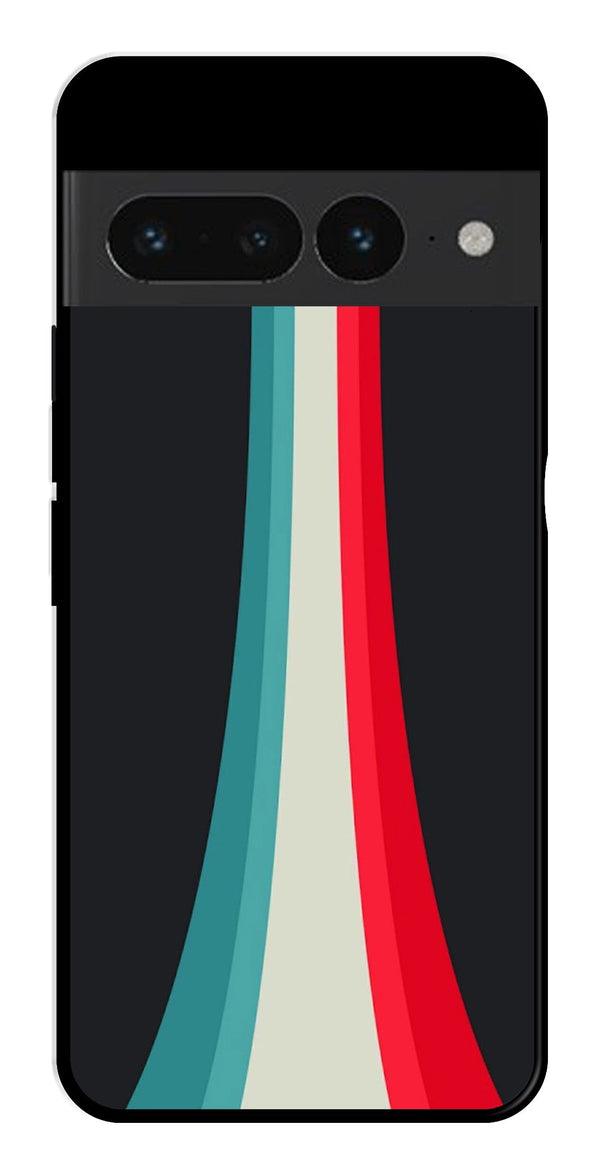Modern Art Colorful Metal Mobile Case for Google Pixel 7 Pro   (Design No -48)
