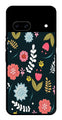 Floral Pattern2 Metal Mobile Case for Google Pixel 8   (Design No -12)