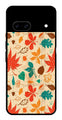 Leafs Design Metal Mobile Case for Google Pixel 8   (Design No -14)
