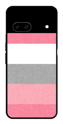 Pink Pattern Metal Mobile Case for Google Pixel 8