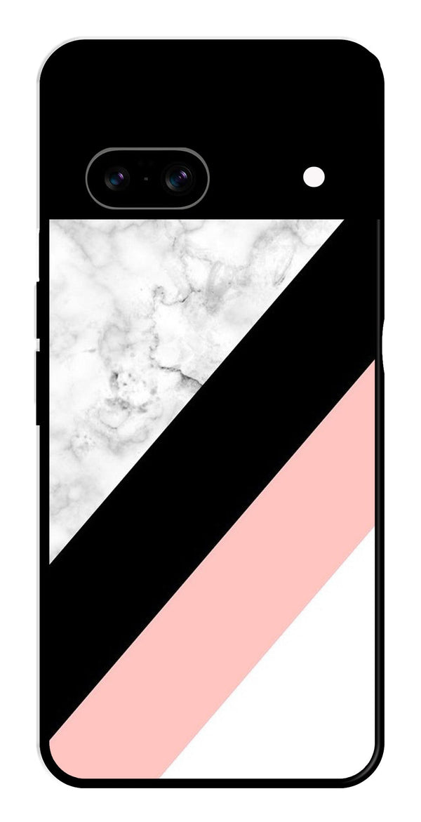 Marble Design Metal Mobile Case for Google Pixel 8   (Design No -24)