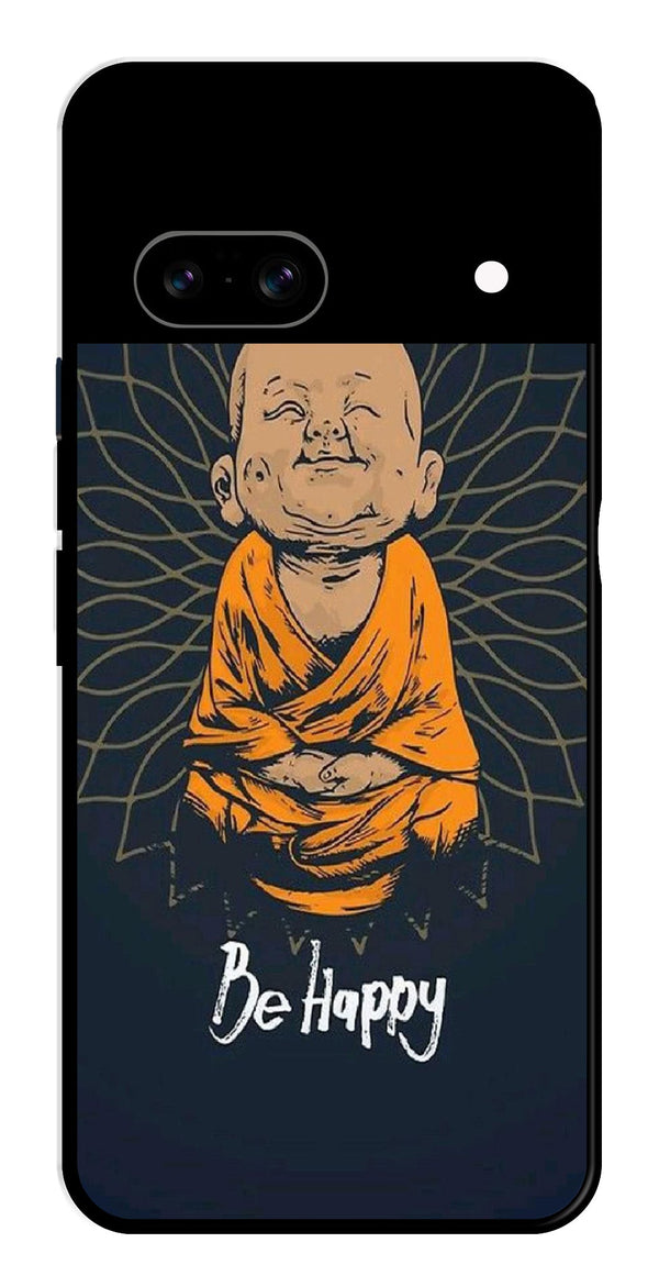 Be Happy Metal Mobile Case for Google Pixel 8   (Design No -27)