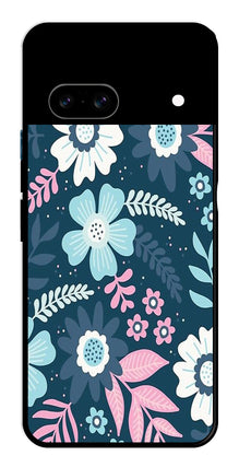 Flower Leaves Design Metal Mobile Case for Google Pixel 8