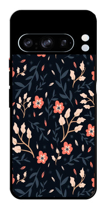 Floral Pattern Metal Mobile Case for Google Pixel 8 Pro