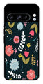 Floral Pattern2 Metal Mobile Case for Google Pixel 8 Pro   (Design No -12)