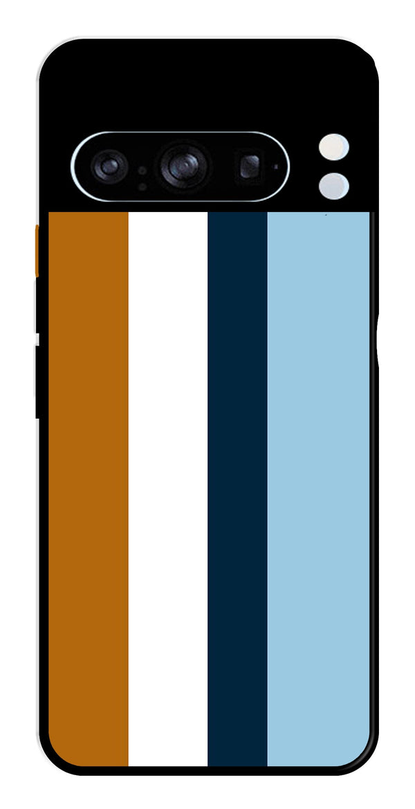 MultiColor Pattern Metal Mobile Case for Google Pixel 8 Pro   (Design No -17)
