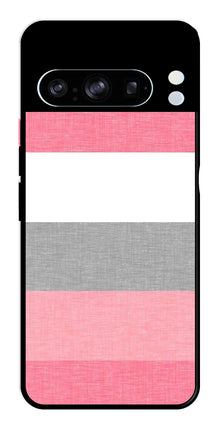 Pink Pattern Metal Mobile Case for Google Pixel 8 Pro