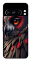 Owl Design Metal Mobile Case for Google Pixel 8 Pro   (Design No -26)
