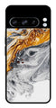 Marble Pattern Metal Mobile Case for Google Pixel 8 Pro   (Design No -36)